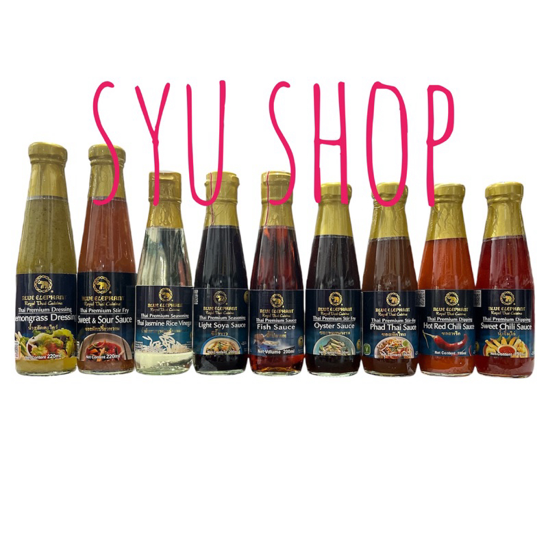 

Blue elephant fish oyster light soya phadthai padthai pad phad thai stir fry paste hot red sweet sour chili dipping sauce lemongrass dressing thai jamine rice vinegar thailand premium