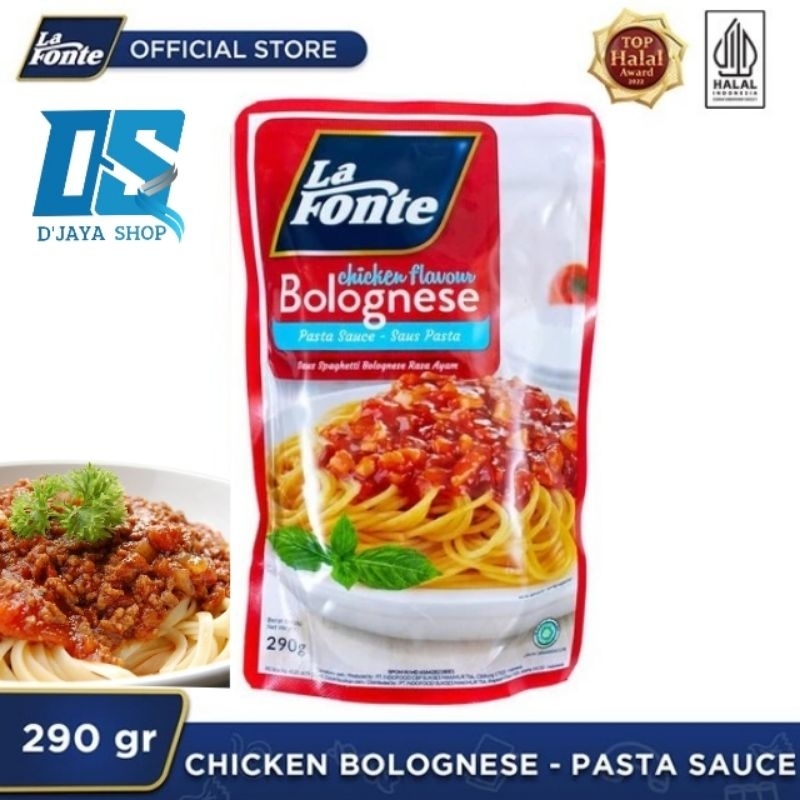 

La Fonte Saus Spaghetti Chicken Bolognese/Pasta Sauce 290g