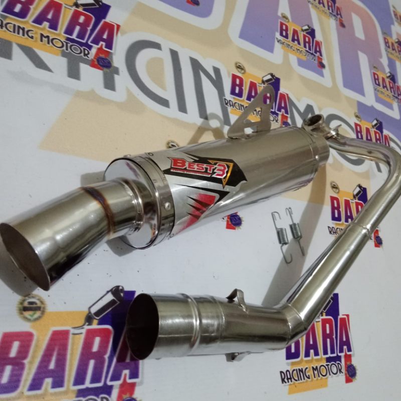 Knalpot samlong Best3 Vario(110 cbs/tecno,110 karbu,125 old/bohlam/kzr,125 led/new,150 old/new,110 f