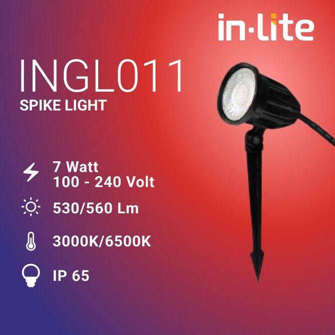 INLITE IN LITE LED Lampu Sorot Taman Ditancap Tancap 7W INGL11