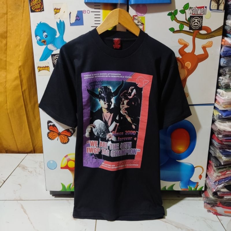 T-shirt kaos STRONG STYLE Hiroyoshi Tenza build up vintage 2000s