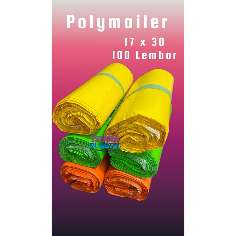 

Polymailer 17x30cm (isi 25 lembar)