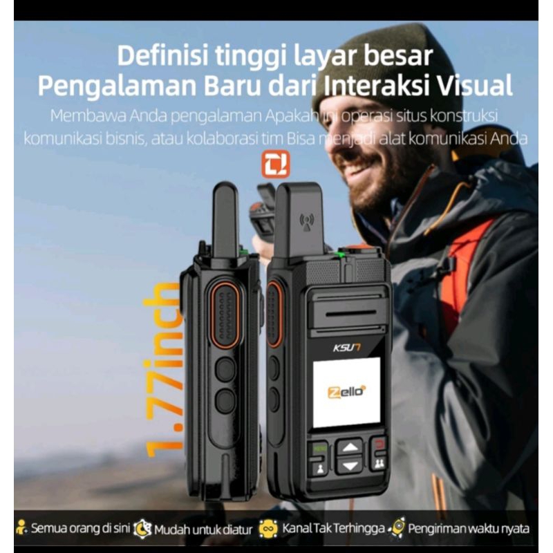HT POC KSUN ZL40 ZELLO 4G WIFI jangkauan tanpa batas