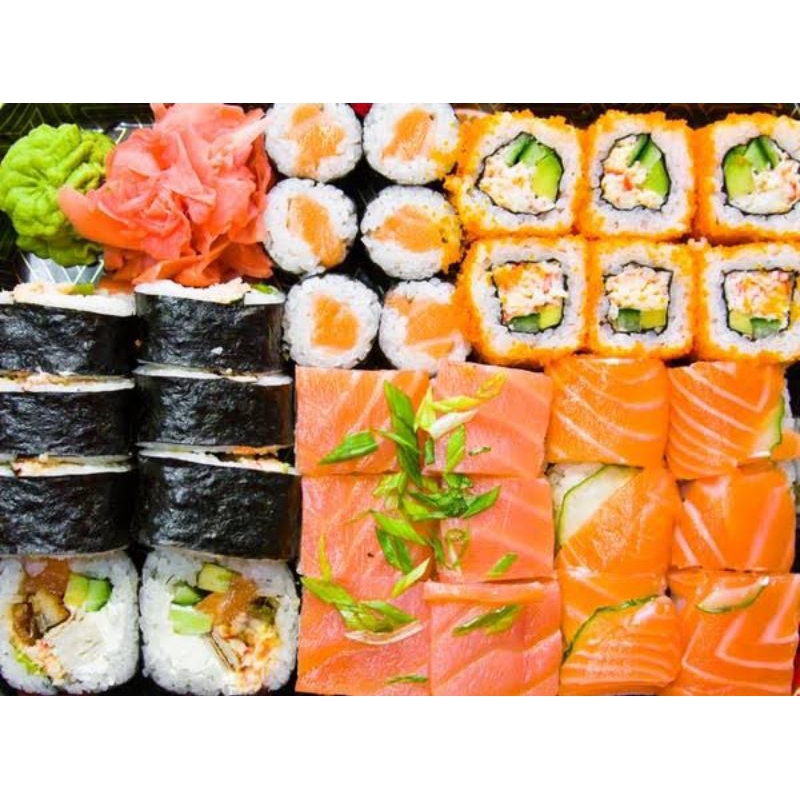 

ANEKA SUSHI, ONIGIRI. MIX VARIANT.