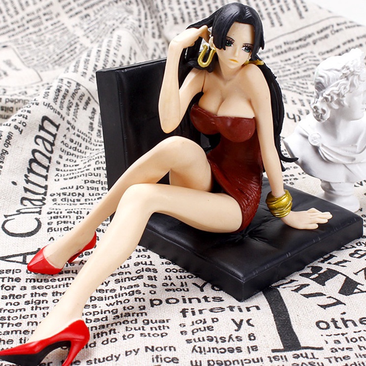 Best Produsen  Action Figure One Piece Boa Hancock Red Dress Ukuran 11CM x 175 CM  Pajangan  Patung 