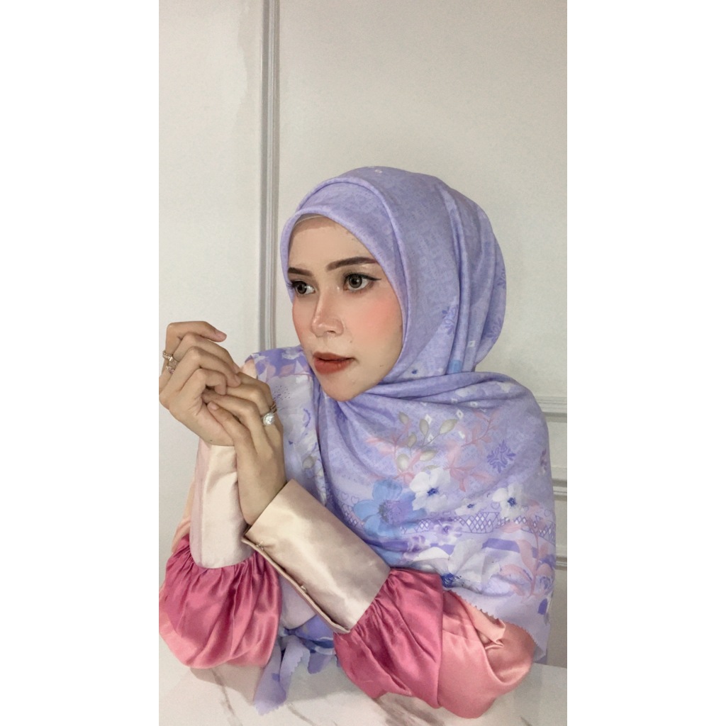 Rieshabel scarf series SERENE VEIL Hijab Scarf Elegan dan Anggun" "Hijab Scarf Modern dan Trendy" "H