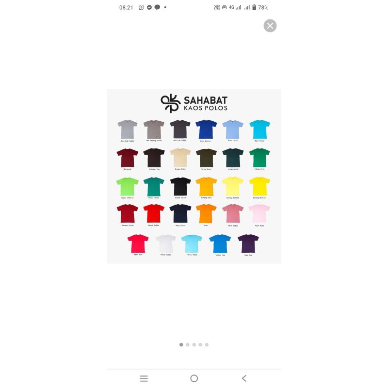 6# kaos spandek polos