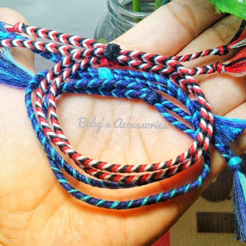 BA Gelang Tali Persahabatan TB Kepang 3 Warna