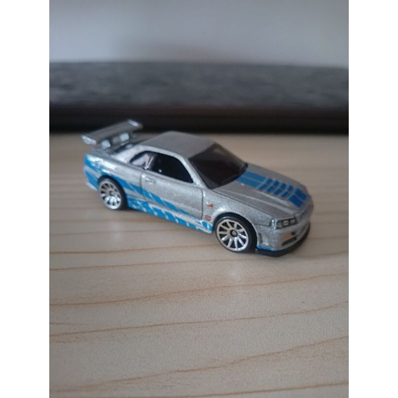 Hot Wheels Nissan Skyline R34 abu Fast and Furious