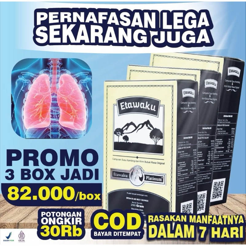 

Susu Etawa Ku Platinum Obat Batuk Menahun Sinus Pembersih Paru Paru Isi 200gram