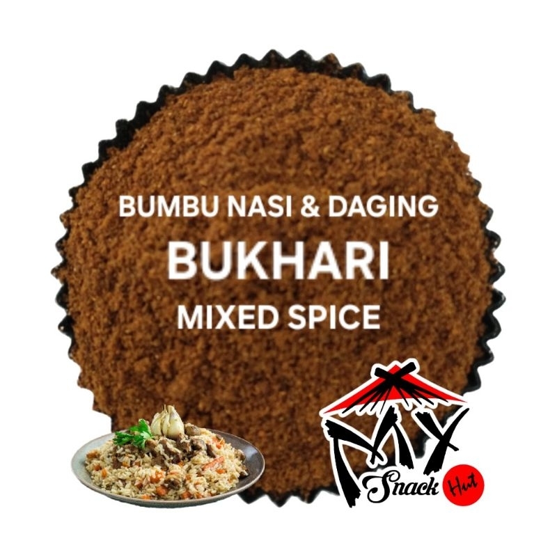 

BUKHARI SEASONING 25GR BUMBU PERISA KERING NASI BUKARI CHICKEN RICE AYAM KHAS ARAB AROMATIK REMPAH