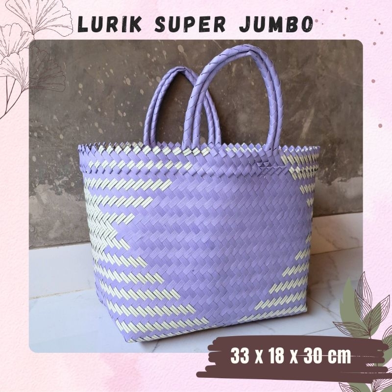 TAS ANYAMAN NGAWI  Lurik Super Jumbo / Tas Belanja Bingkisan Hampers