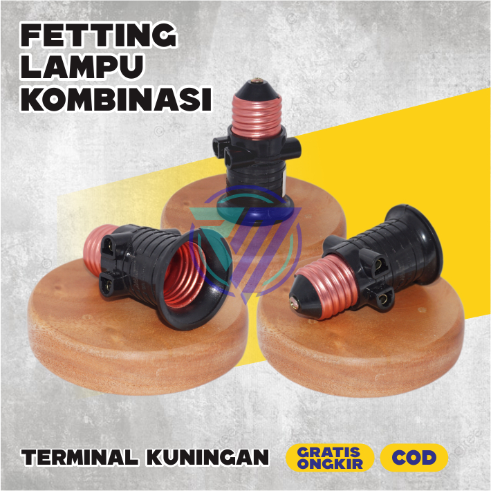 Fitting kombinasi / Fiting gantung kombinasi / Fiting lampu