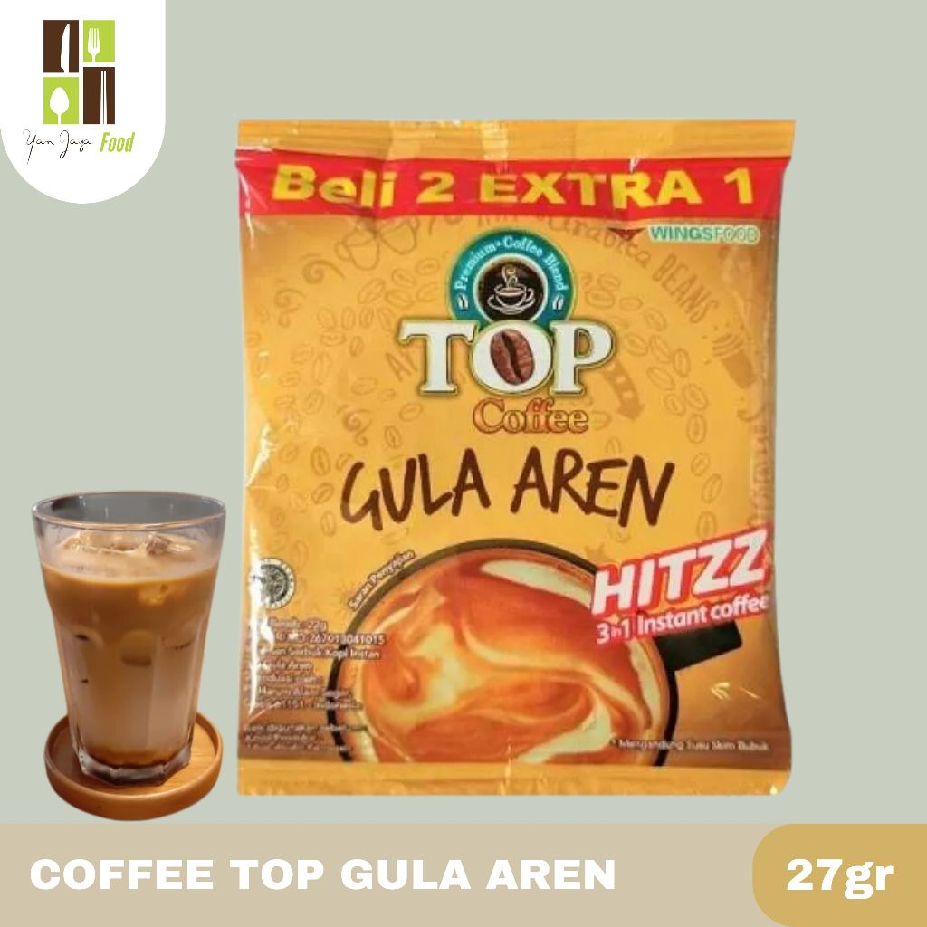 

Top Coffee Gula Aren / Kopi Siap Seduh / Kopi / Coffee Top Gula Aren 27gr 1pc