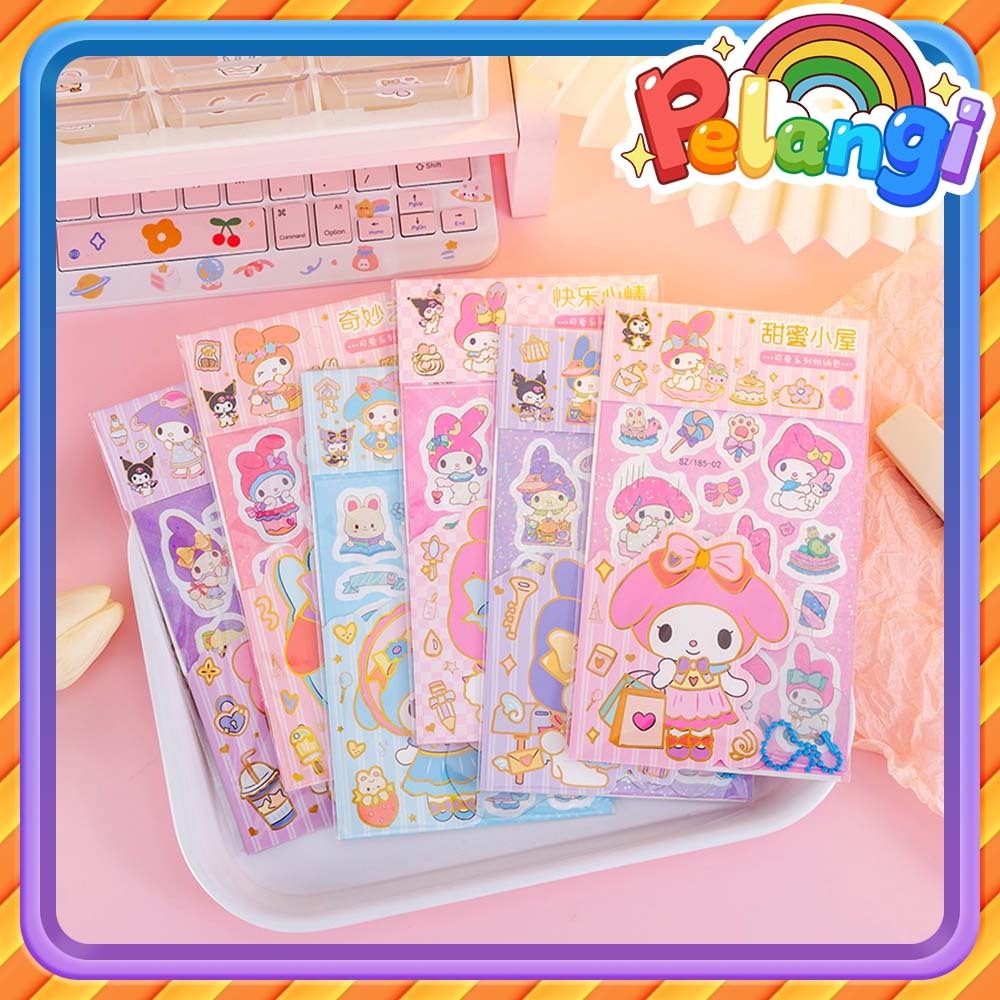 

1 Set Stiker Gu-ka Stiker Lucu DIY Kartun Photocard Decor Sticker Cocok untuk casing ponsel Termos Laptop