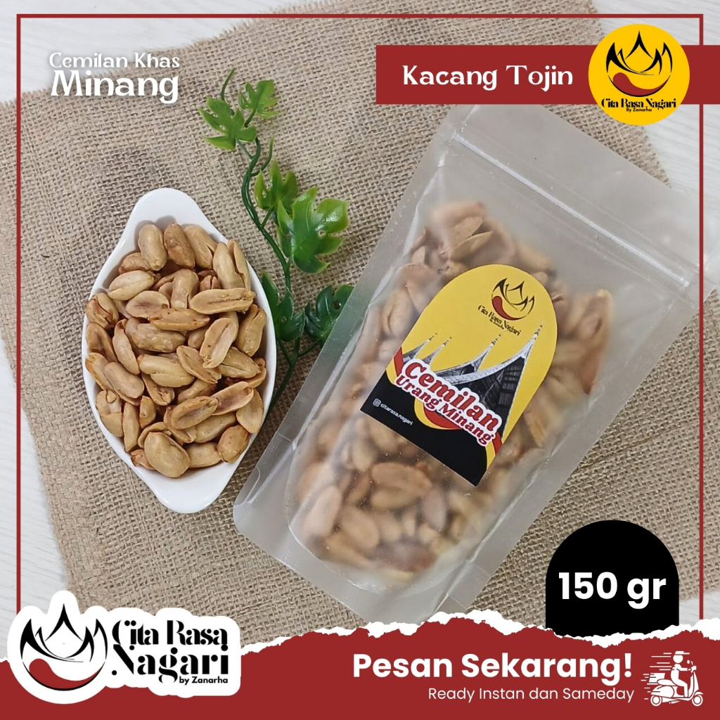 

Kacang Tojin 150 gr Cemilan Khas Minang Oleh-Oleh khas Padang – Cita Rasa Nagari