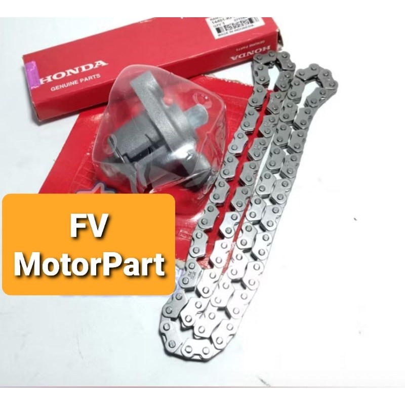 Rantai Keteng + Tonjokan Keteng Kharisma Kirana Supra X 125 Karbu