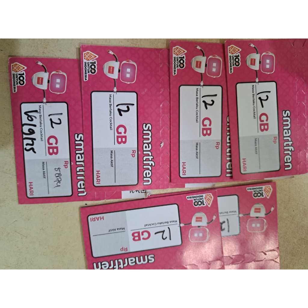 KARTU SMARTFREN 12 GB UNLIMITED NON STOP KUOTA 35GB