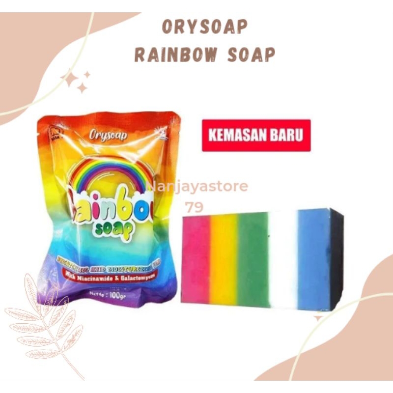 Rainbow Soap Nasa Sabun Pelangi Perawatan Wajah Dan Seluruh Tubuh Sabun Rainbow 100 Gram