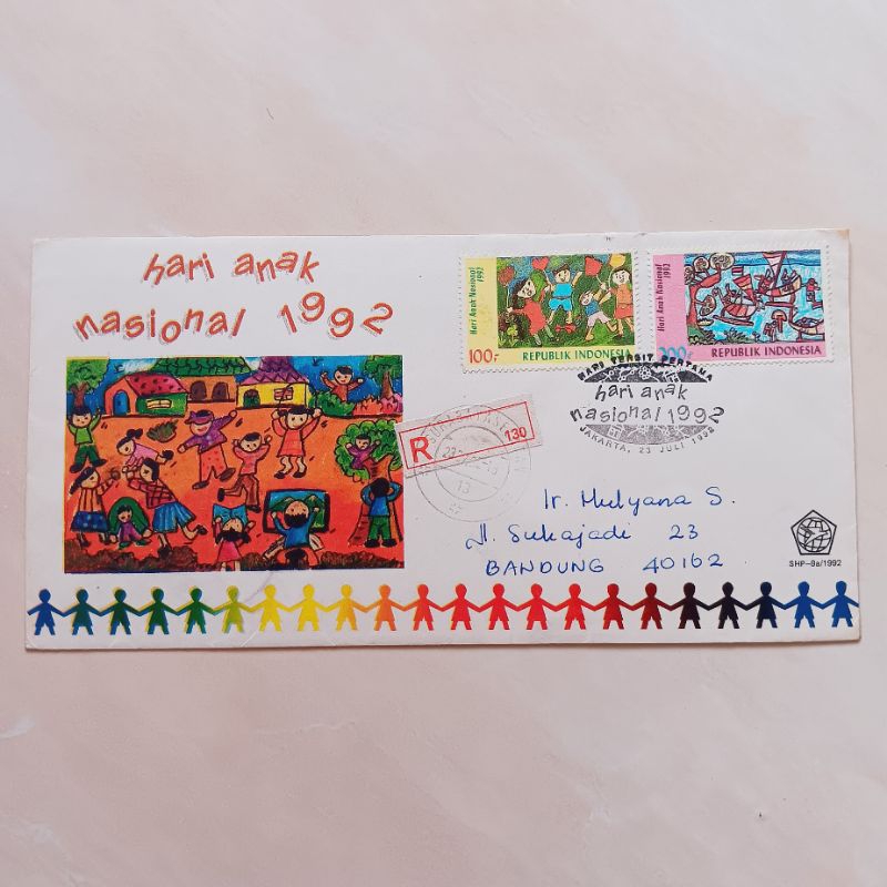 

SHP Sampul Hari Pertama Indonesia 1992 Hari Anak Nasional Used
