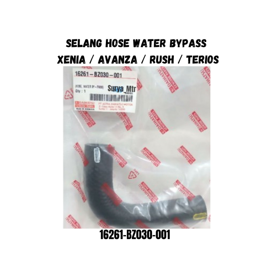 SELANG HOSE WATER BYPASS AVANZA/XENIA/RUSH/TERIOS