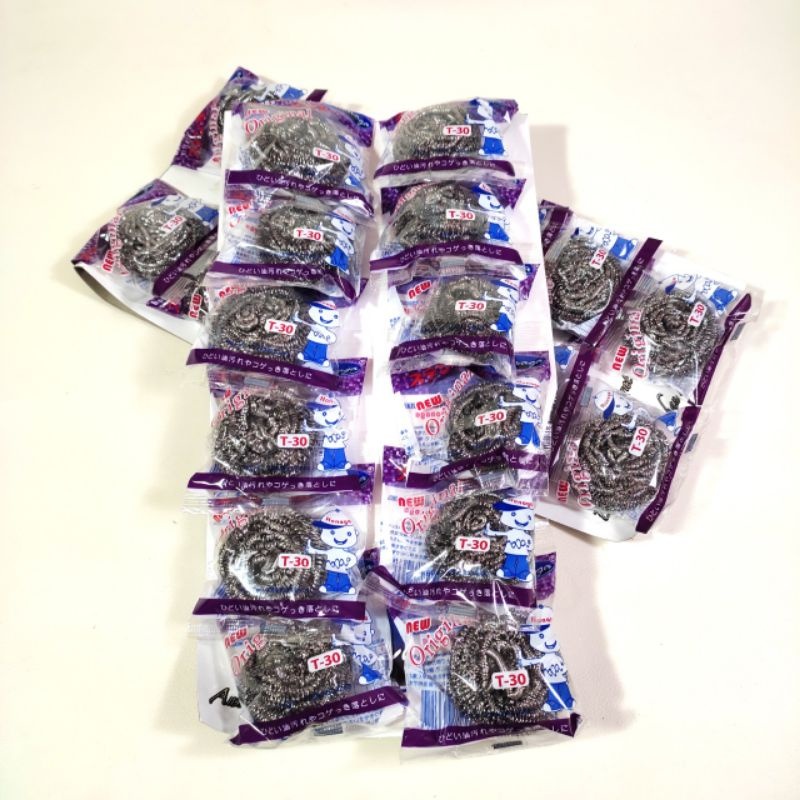 (12PCS) GOSOK PANCI HONAGA T-30 GOSOK PANCI STAINLESS