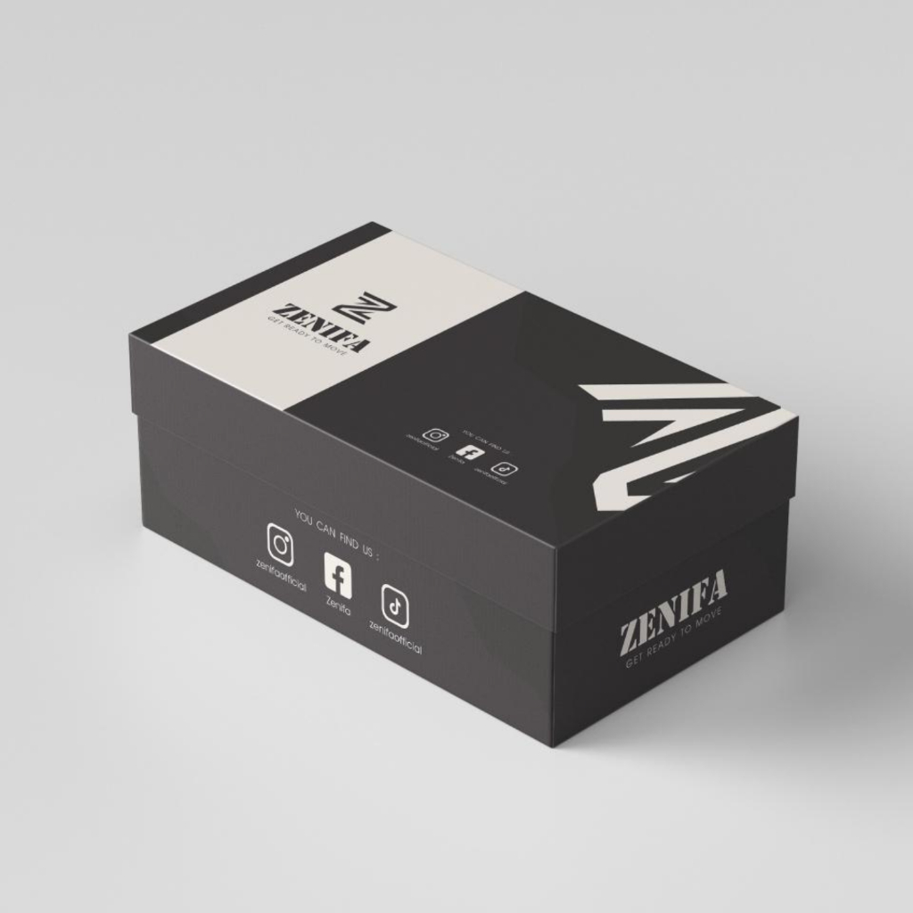 

Box Kardus Dus Sepatu Zenifa Footwear Kotak Serbaguna 31x19x11 cm Doff Glossy Premium
