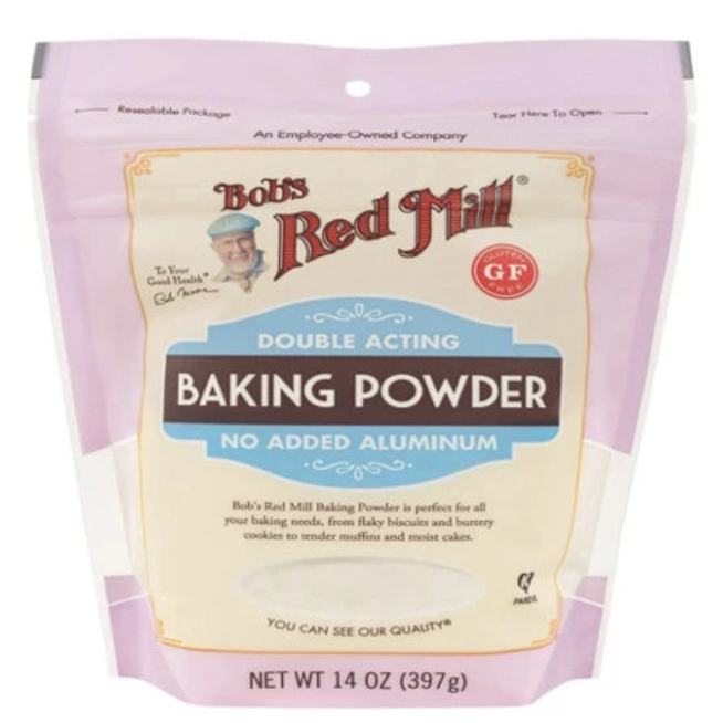 

Bob Red Mill Double Acting Baking Powder Gluten Free 396g