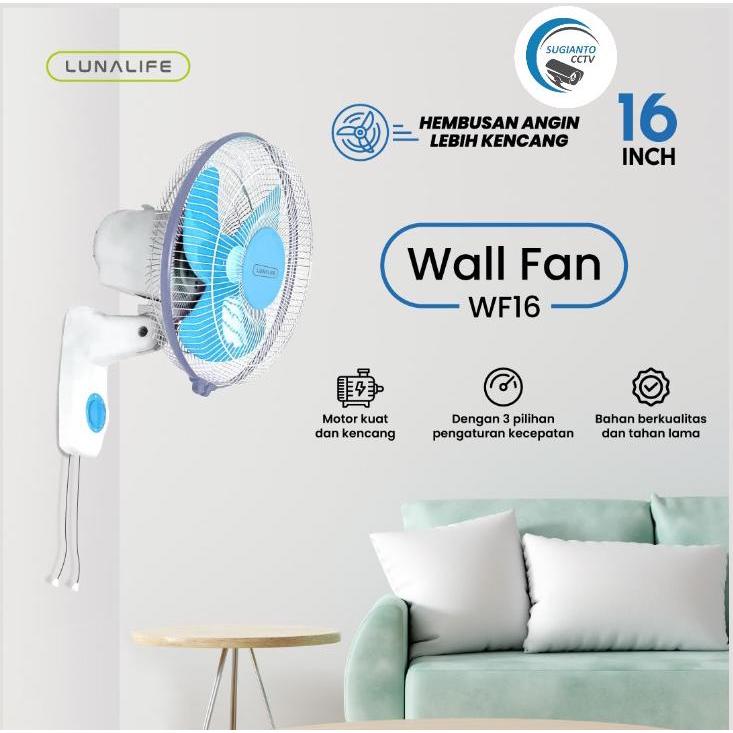 LUNA LIFE, ADVANCE KIPAS ANGIN WALL FAN 16"inch dan 18''inch WF 16 WF 18 WF 1835 WF 1830 WF 1801TERB