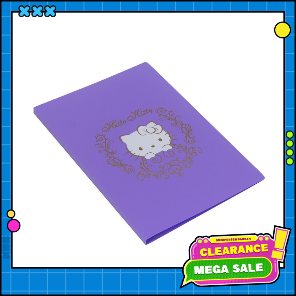 

Bantex Display Book Hello Kitty 20 Sheets Folio Lilac 3183A21HK