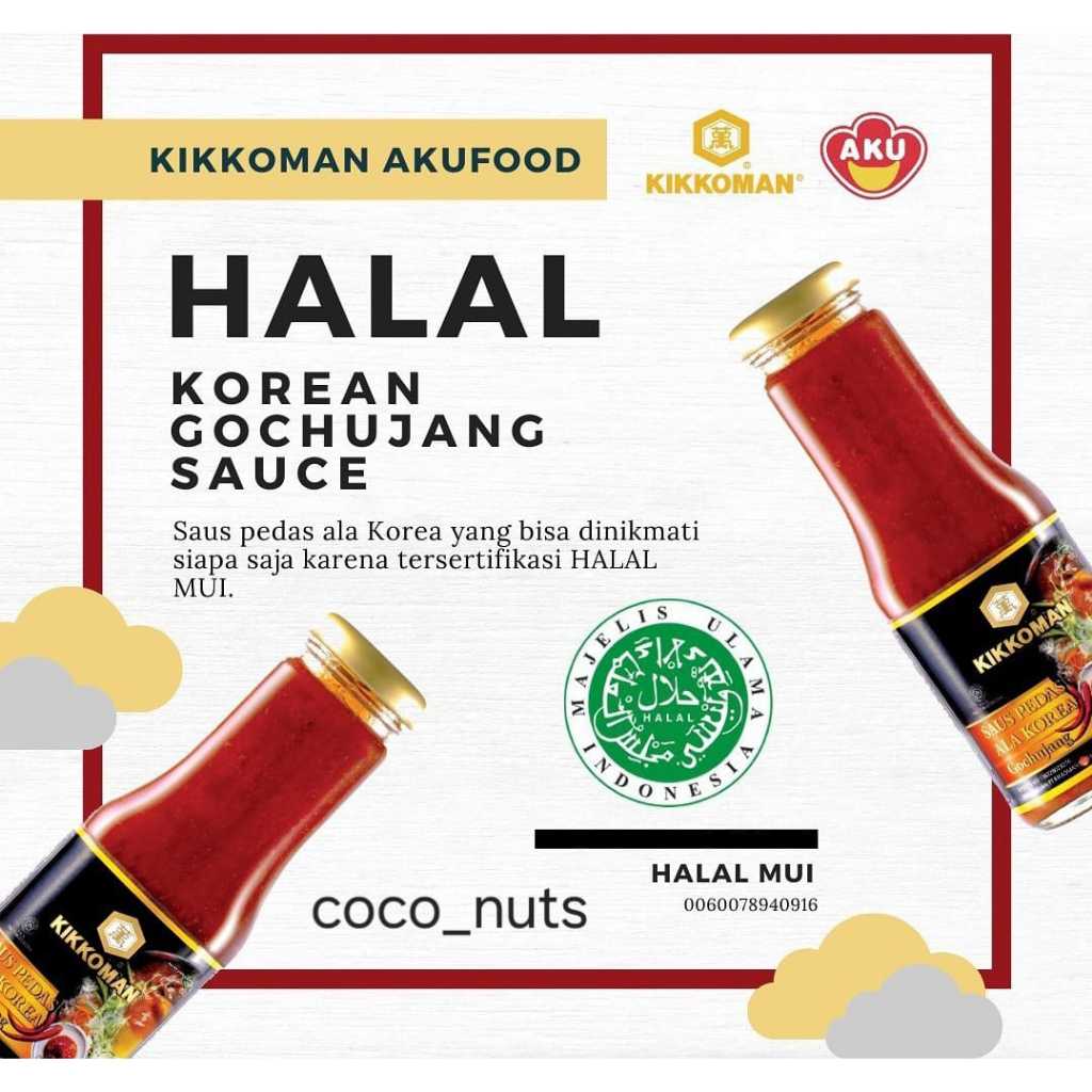 

Kikkoman Sauce Gochujang 300gr | Saus Pedas Ala Korea Halal