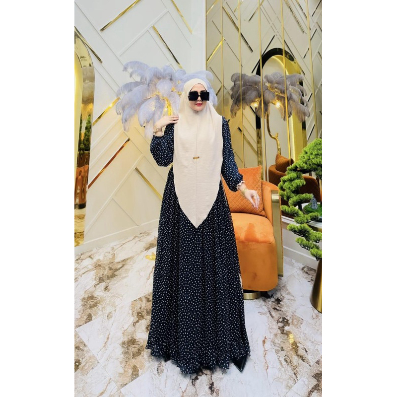 MAYUMI SET BERGO / COD / Gamis Mayumi Set Bergo