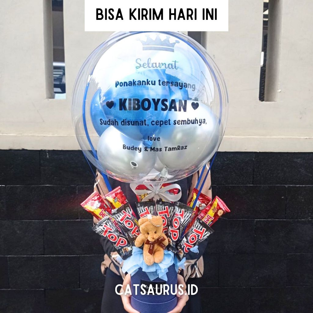 Buket Balon - Bucket Balon, Buket Balon Ulang Tahun, Balon Wisuda, Buket Balon Wisuda - Graduation G