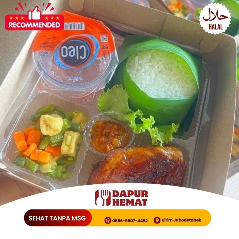 

Dapur Hemat - Nasi Box Favorit Acara Lengkap Halal Higenis Mewah Paling Murah Untuk Semua Hidangan