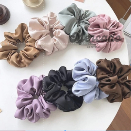 Ikat Rambut Scrunchie Jedai Jepet Iket Rambut Korean Fashion Cewe Wanita Premium