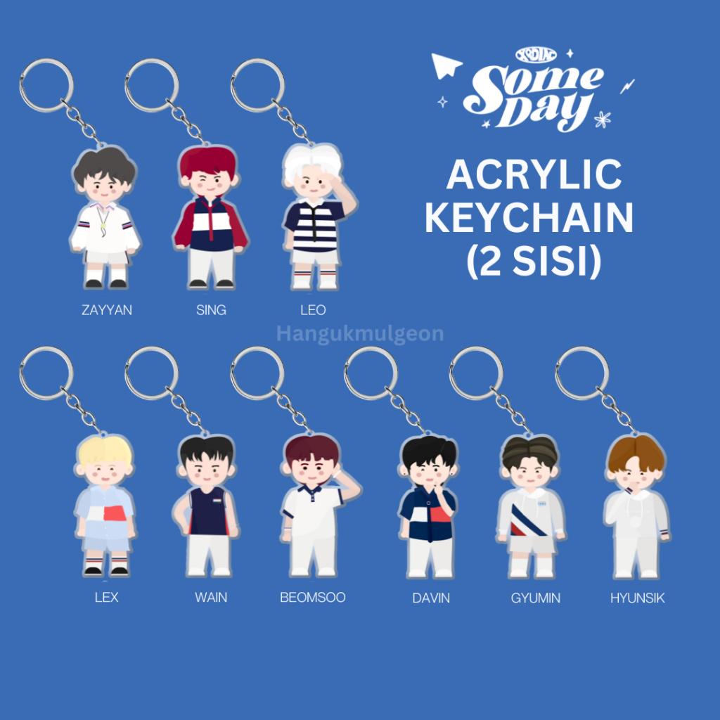 Acrylic Keychain XODIAC (Fanmade) (Gantungan Kunci)