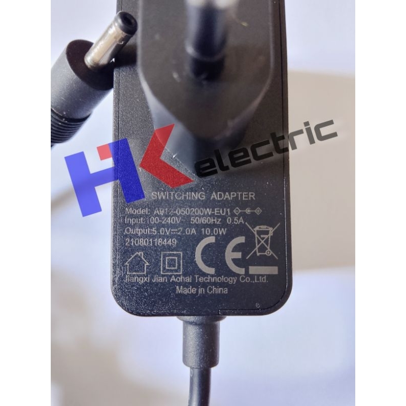 adaptor 5v 2a Jack DC kecil 3,5 mm