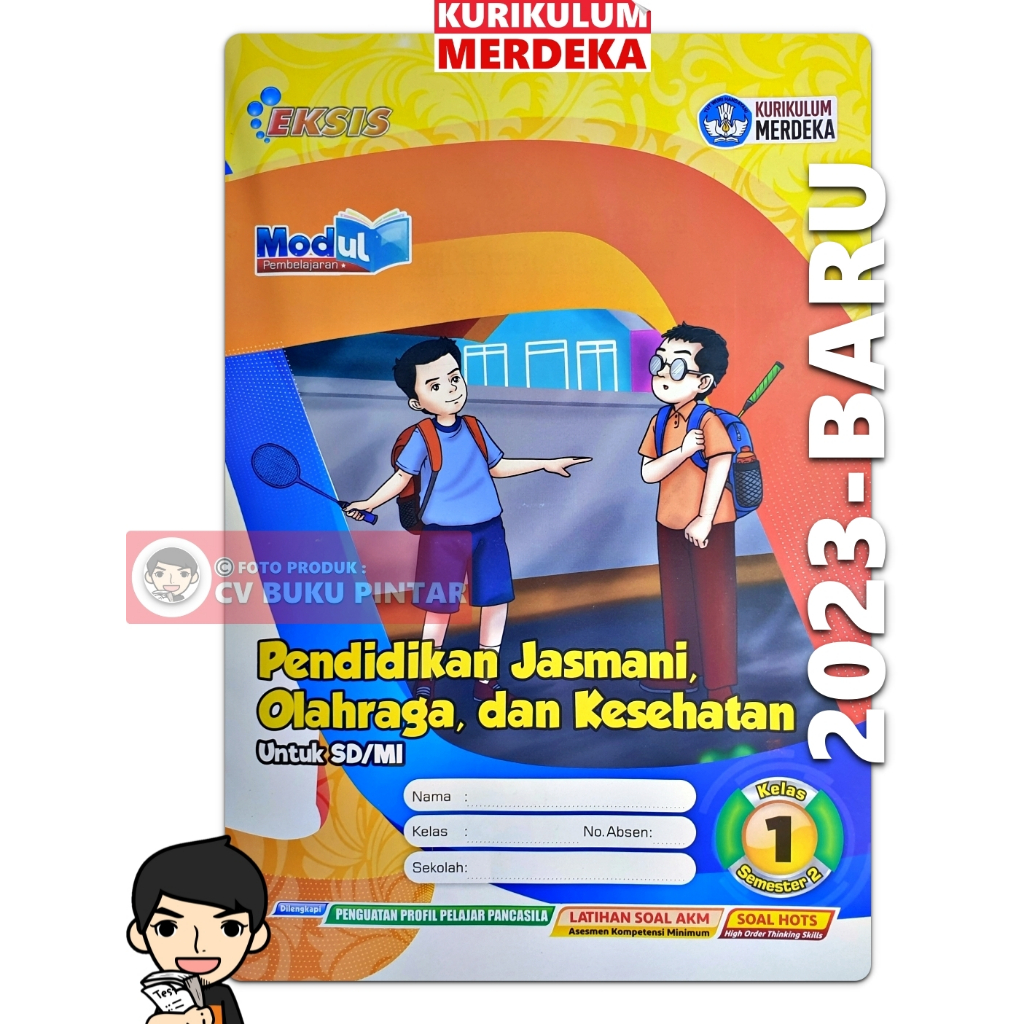 LKS PENJAS PJOK SD/ MI KELAS 1 SEMESTER 2 KURIKULUM MERDEKA | EKSIS