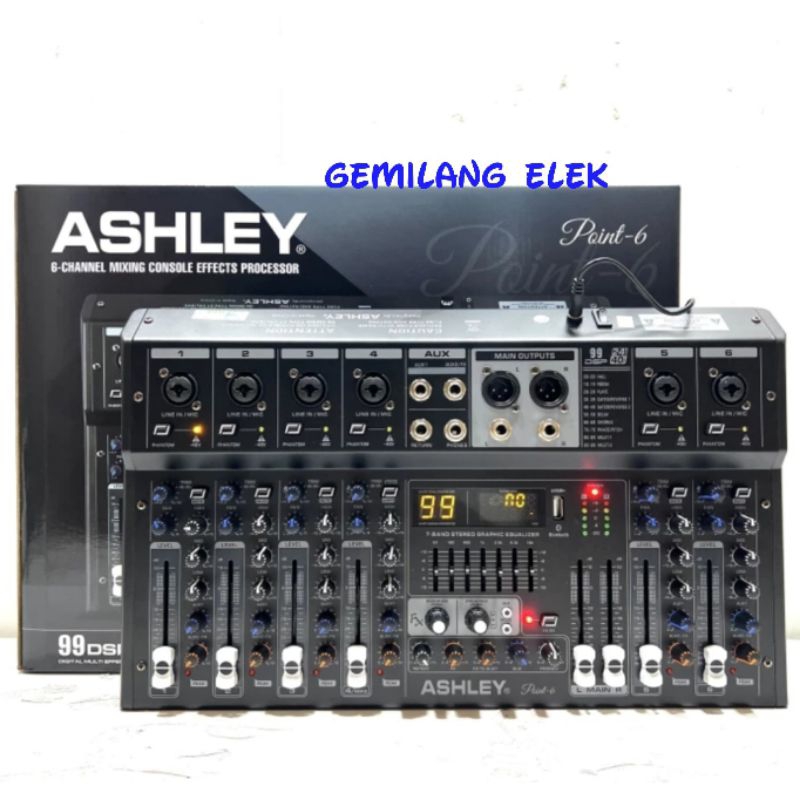 Mixer ASHLEY POINT 6 Original 6 channel