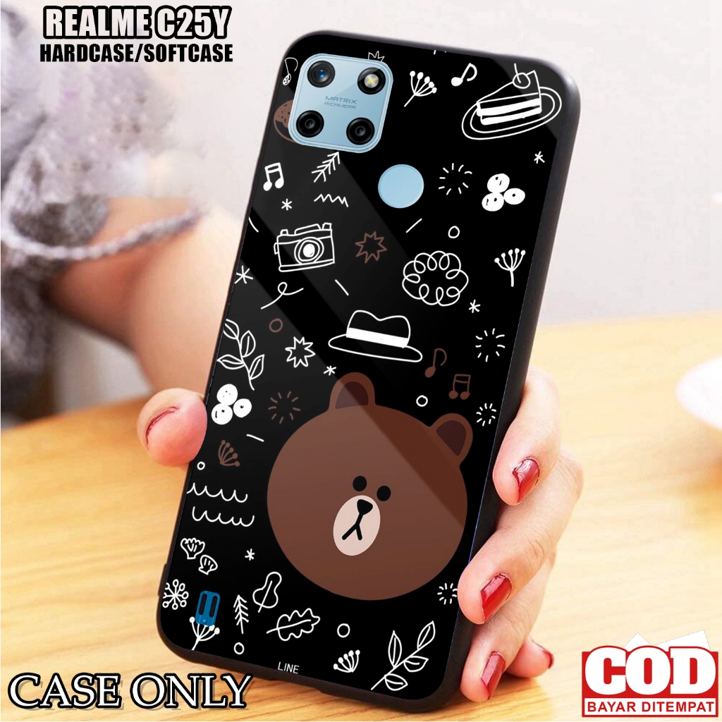Case REALME C25Y - Casing REALME C25Y [ BEAR ] Silikon REALME C25Y - Kesing Hp - Casing Hp  - Case H