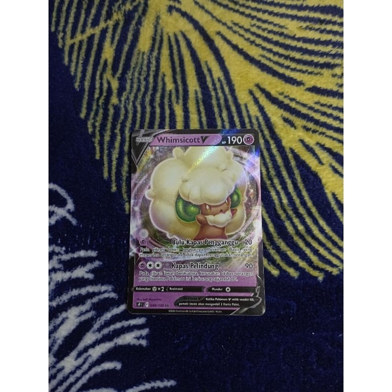Kartu Pokemon Whimsicott V Pokemon Indonesia TCG