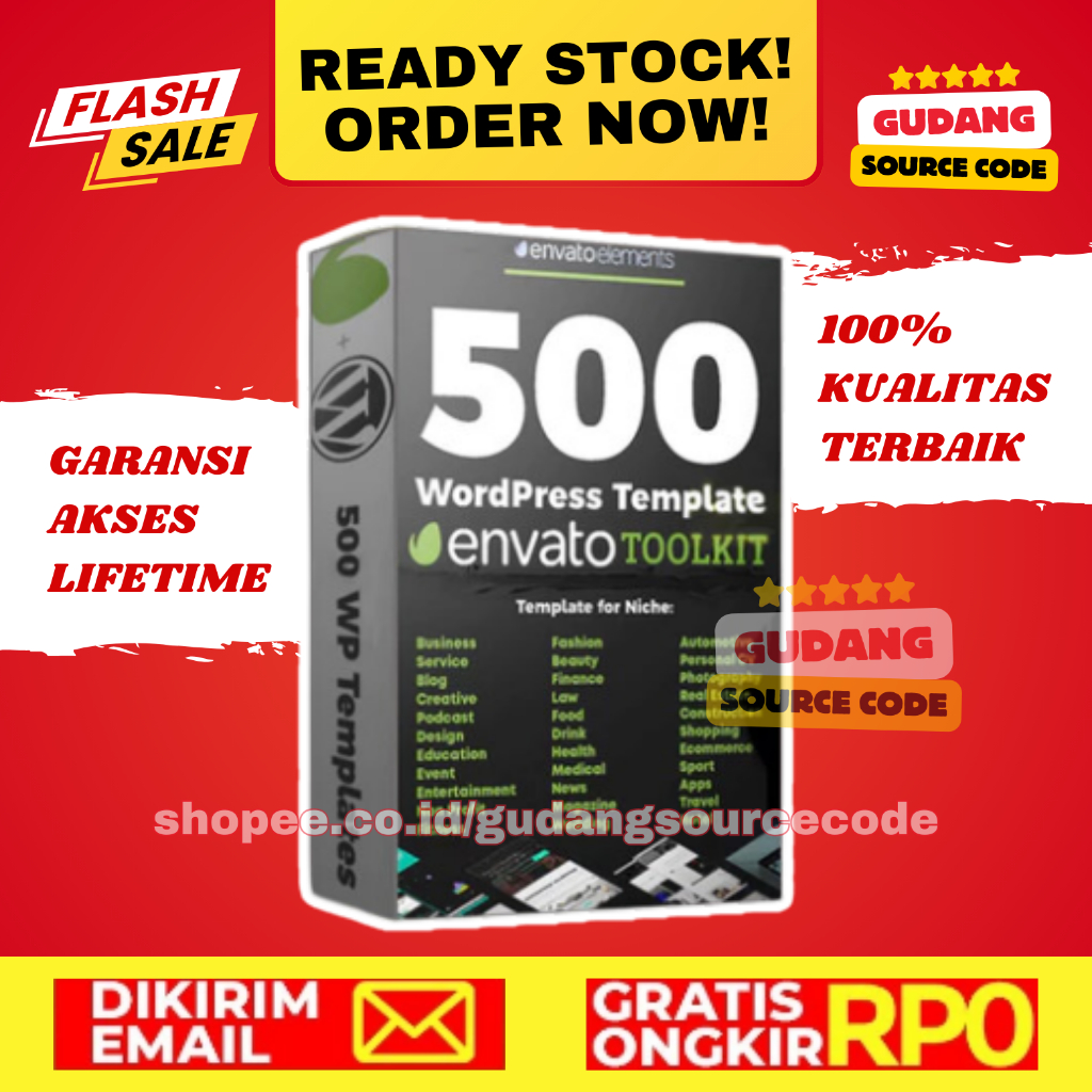 Ready 500++ Premium WordPress Elementor Template Kits - WP Template Kit Premium Lifetime + TUTORIAL