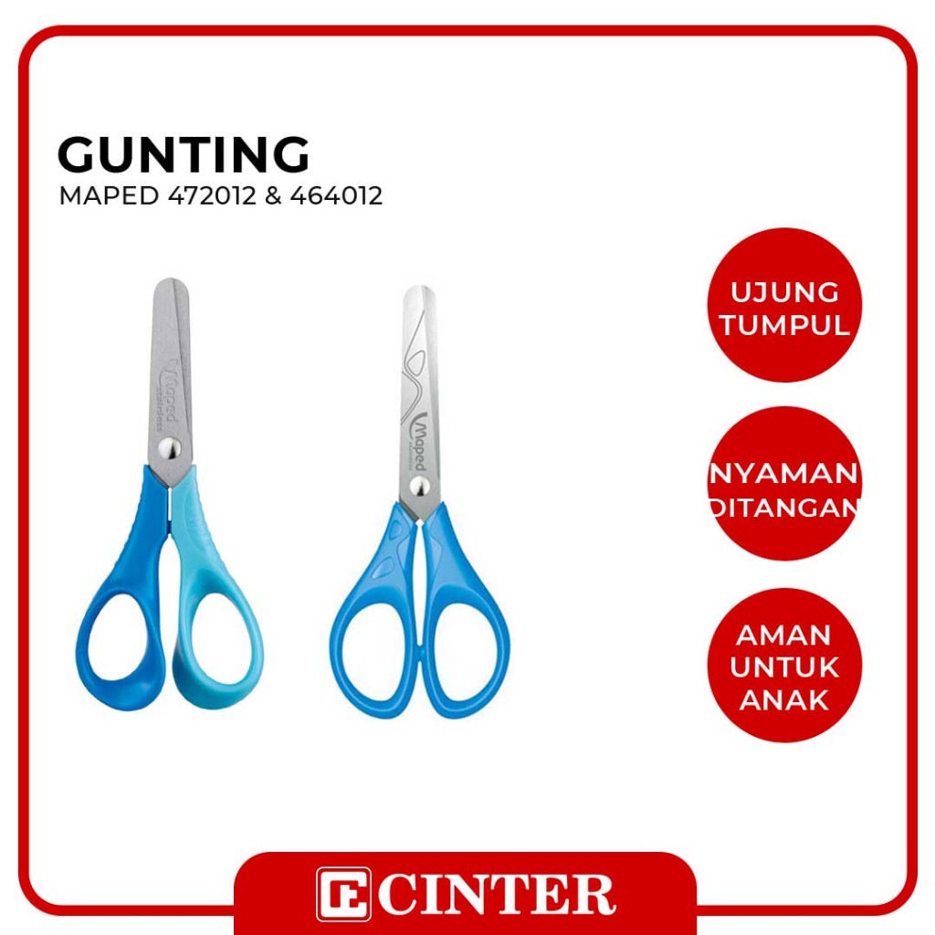 

MAPED - GUNTING KERTAS / SCISORSS / PEMOTONG KERTAS 472012 , 464012