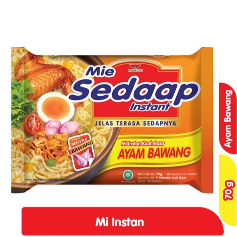 

Sedaap Mie Instant Ayam Bawang 70 g