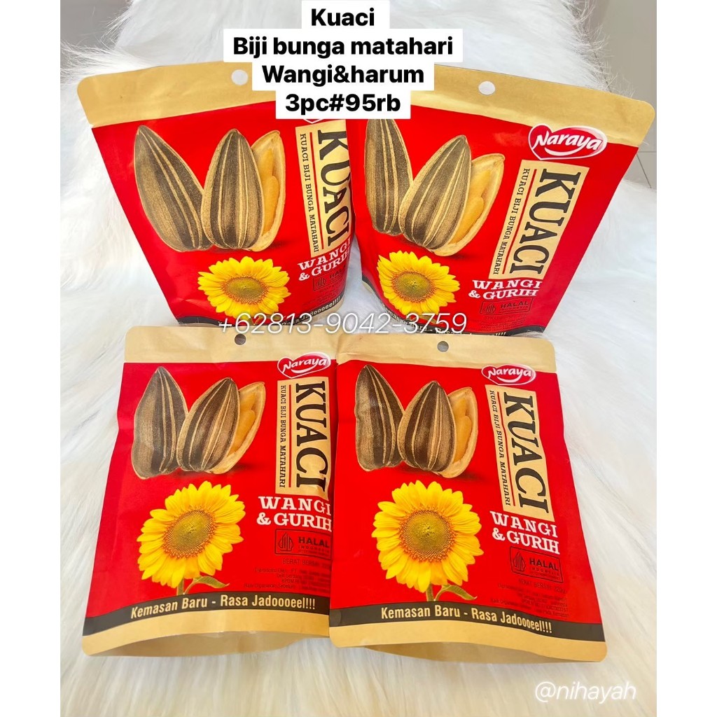

Kuaci Naraya Kuaci Biji Bunga Matahari 3 pcs