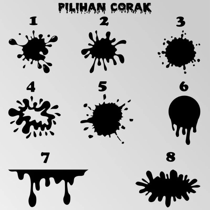 stiker cutting bercak cutting stiker helm motor