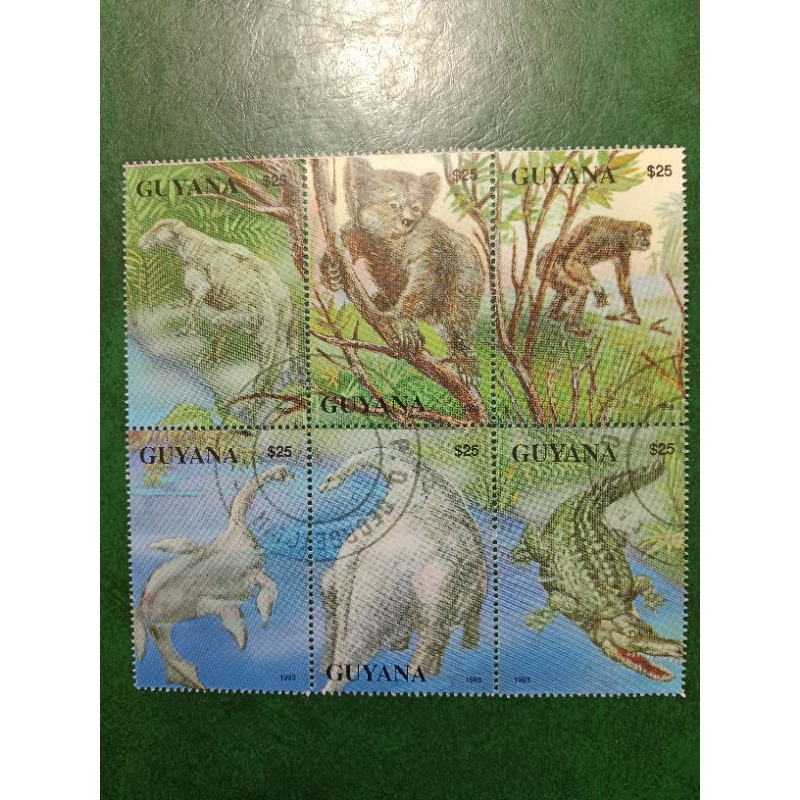 

Prangko Guyana Blok 6 Tahun 1993