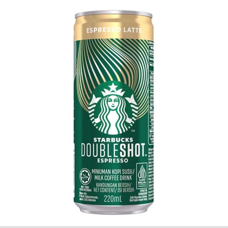 

STARBUCKS doubleshot espresso latte Kopi instan