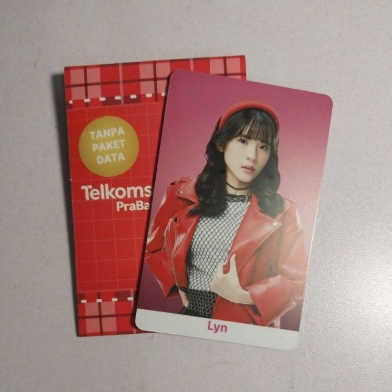 pc photocard lyn jkt48 telkomsel