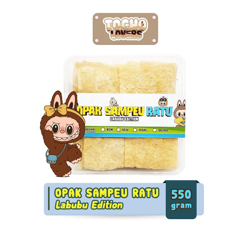

Opak Sampeu Ratu Kripik Singkong Cemilan Khas Daerah 550gr